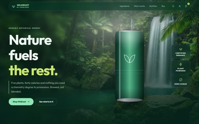Wildroot — Botanical Drinks — full preview — view 1 of 4